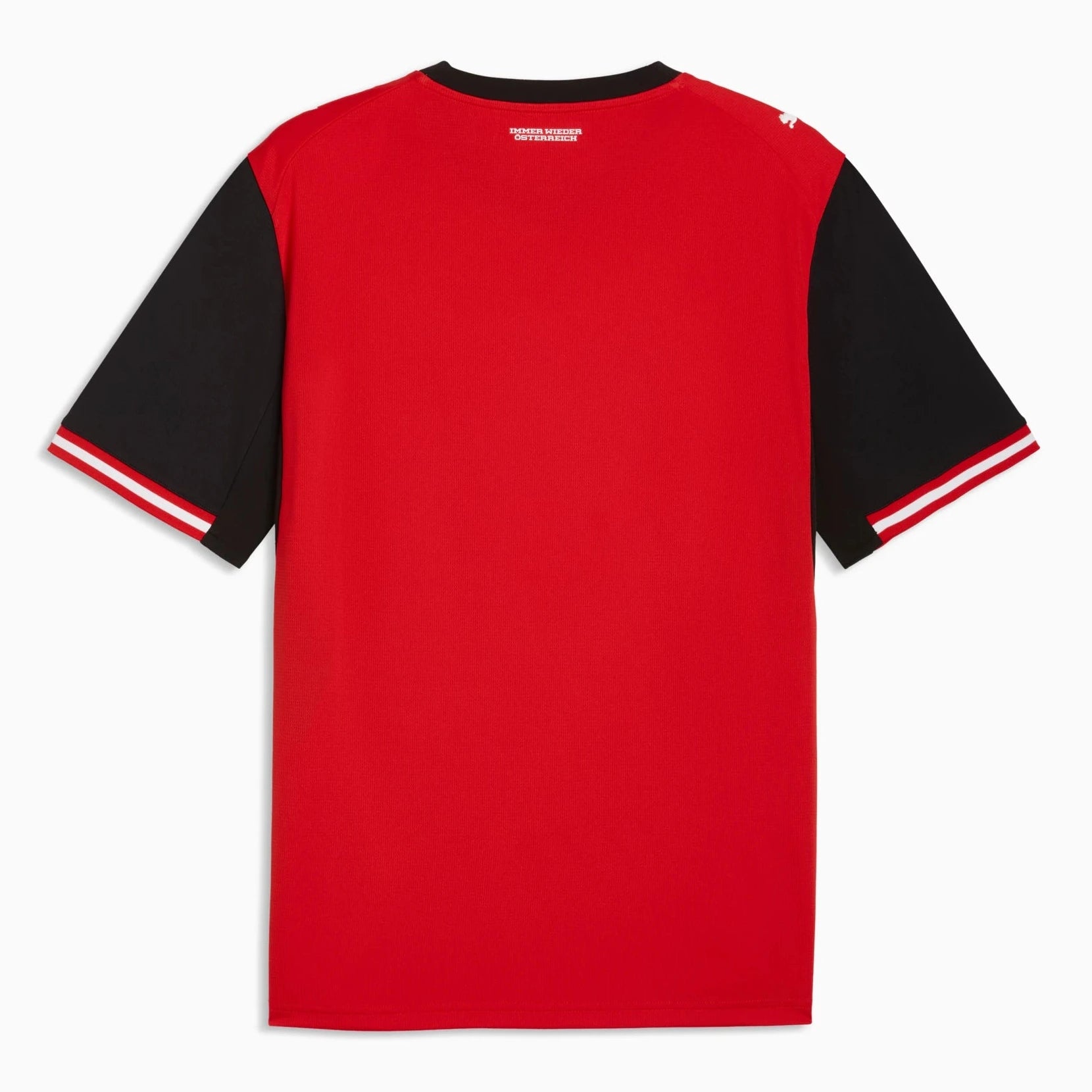 2026 Austria Men's Stadium Home Soccer Jersey Puma Red-Puma Black