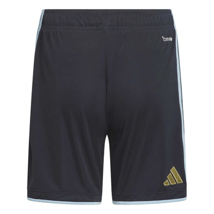 2026 Argentina Youth Home Shorts Night Navy / Icey Blue