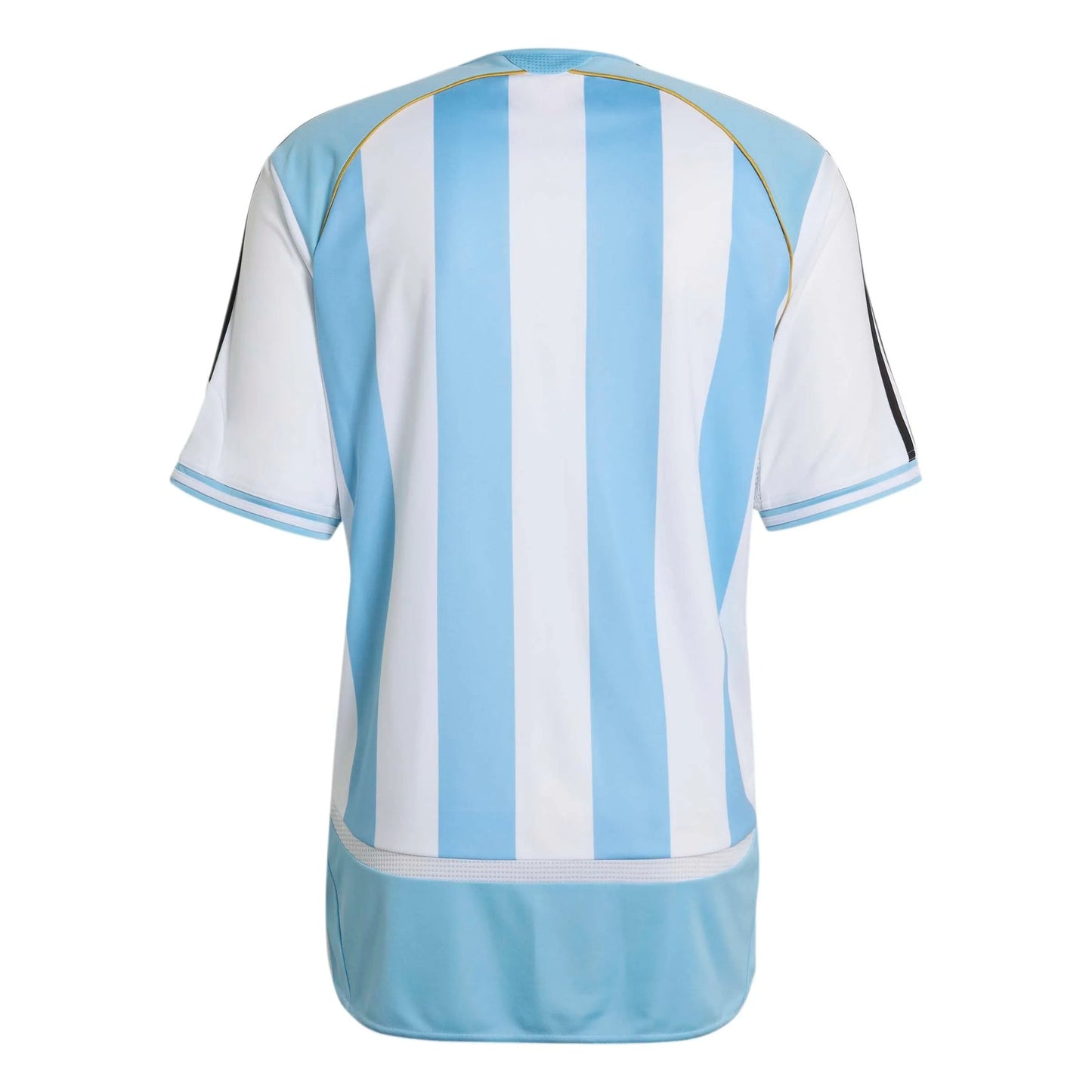 2006 Argentina Men's Retro Stadium Home Soccer Jersey White / Clear Blue
