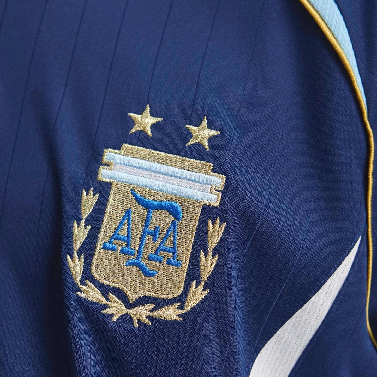 2006 Argentina Men's Retro Stadium Away Messi #19 Soccer Jersey Dark Blue
