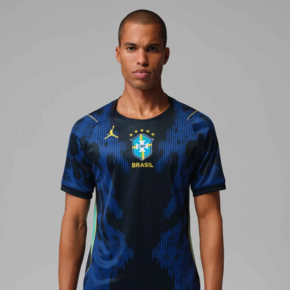 2026-27 Brazil Men's Stadium Away Soccer Jersey Old Royal/Black/P109C