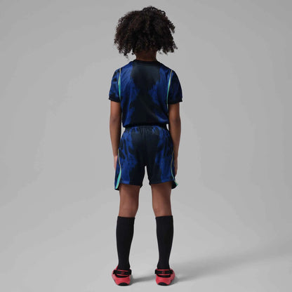 2026-27 Brazil Little Kids' Stadium Away Kit Old Royal/Black/P109C