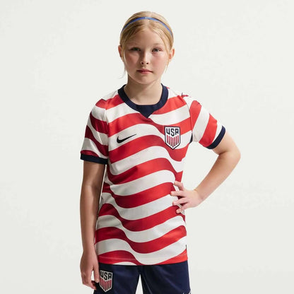 2026-27 USMNT Youth Stadium Home Soccer Jersey Sail/Midnight Navy/Midnight Navy