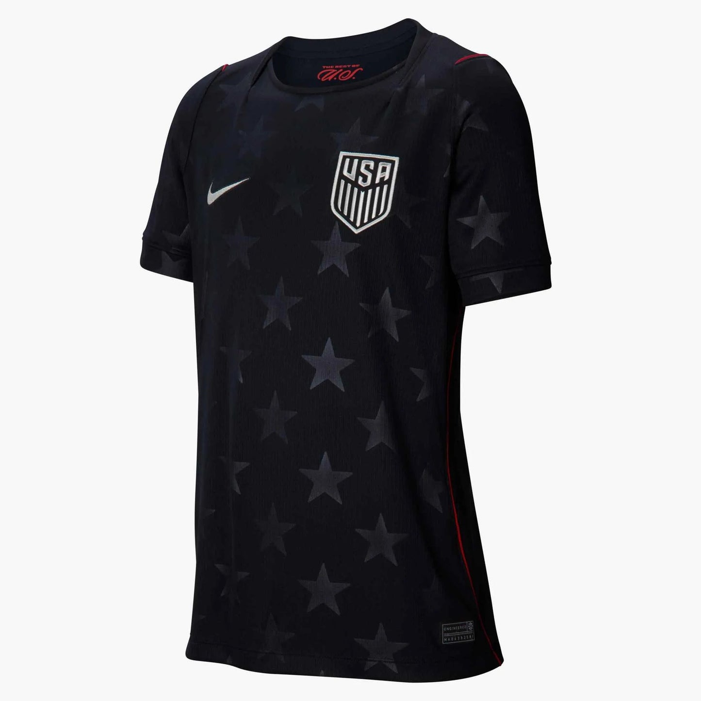 2026-27 USMNT Youth Stadium Away Soccer Jersey Dark Obsidian/Pure Platinum