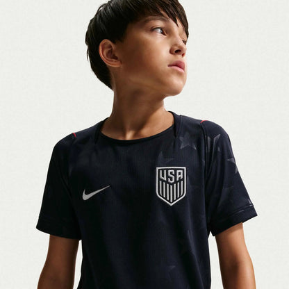 2026-27 USMNT Youth Stadium Away Soccer Jersey Dark Obsidian/Pure Platinum