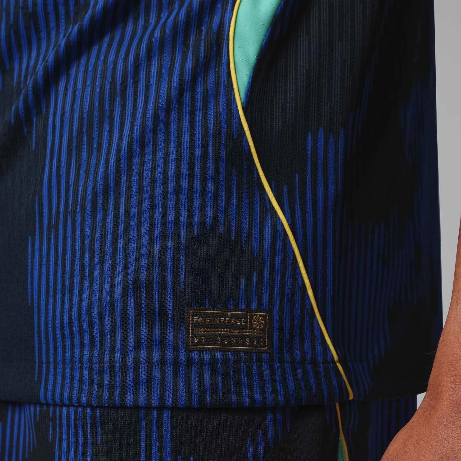 2026-27 Brazil Men's Authentic Away Soccer Jersey Old Royal/Black/P109C