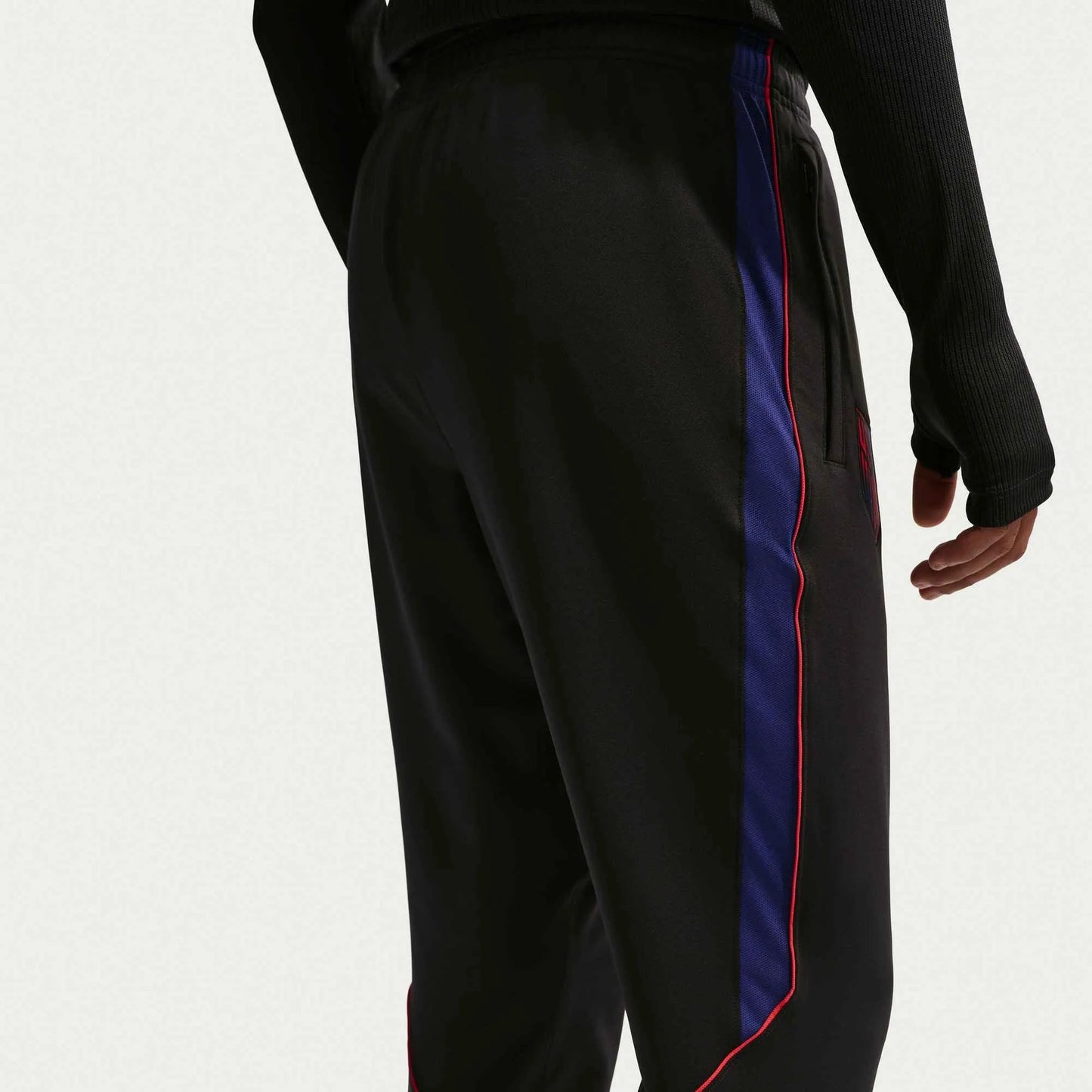 2026-27 USMNT Men's Strike KPZ Pants Black/Deep Royal Blue/Challenge Red