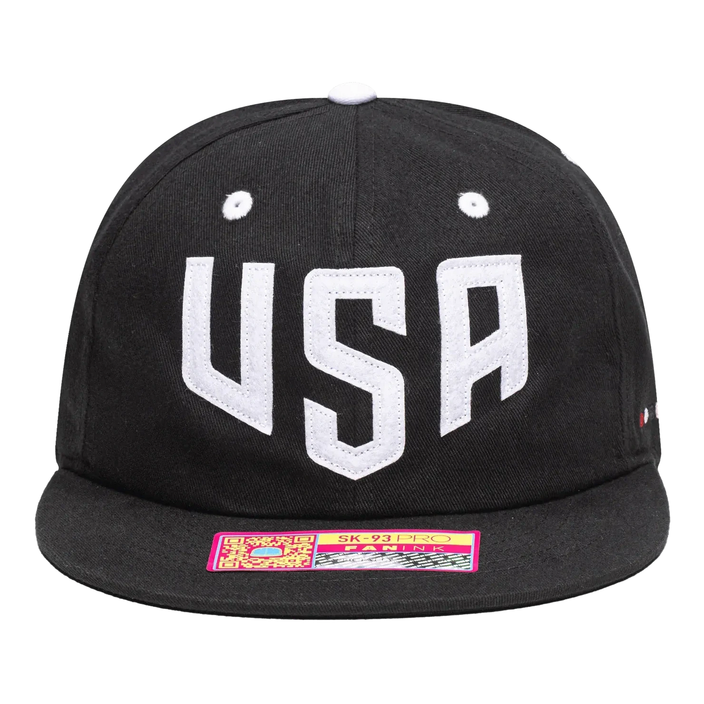 Fan Ink Collection USA Bankroll Snapback Hat Black