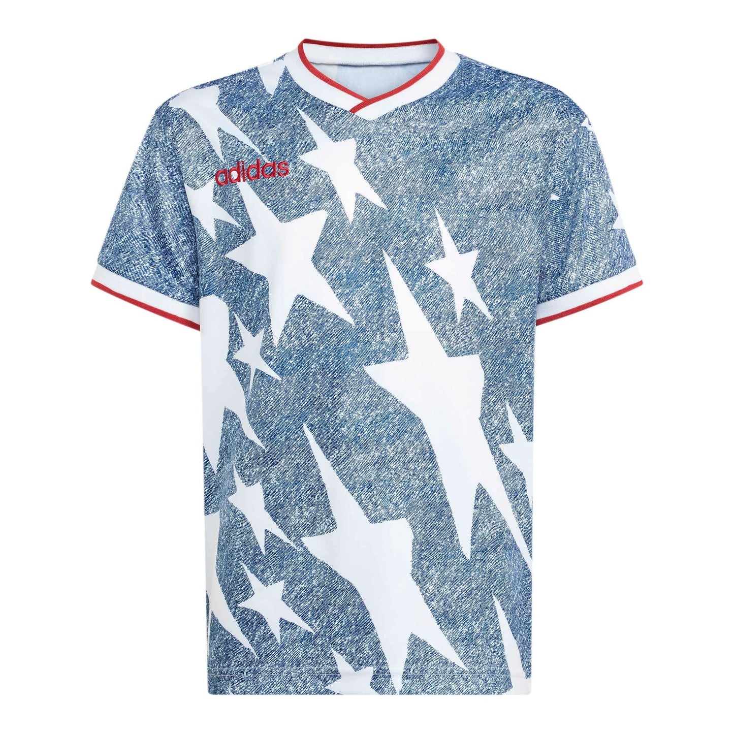 USA Youth Denim Graphic Jersey White / Dark Blue