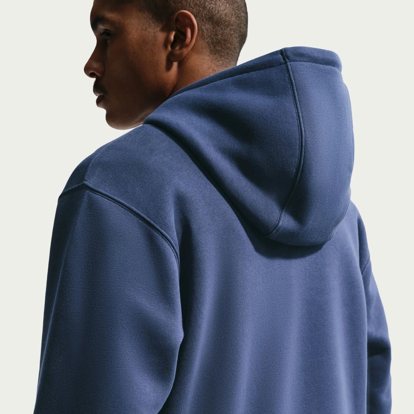 2026-27 England Men's Club Pullover Hoodie Midnight Navy/White