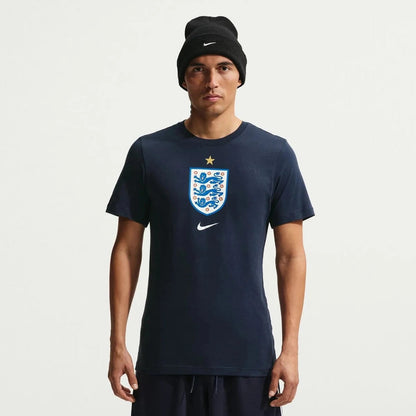 2026-27 England Men's Crest Tee Obsidian