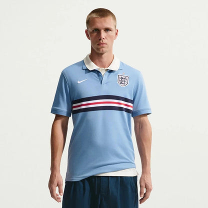 2026-27 England Men's The Polo 2.0 Work Blue/White