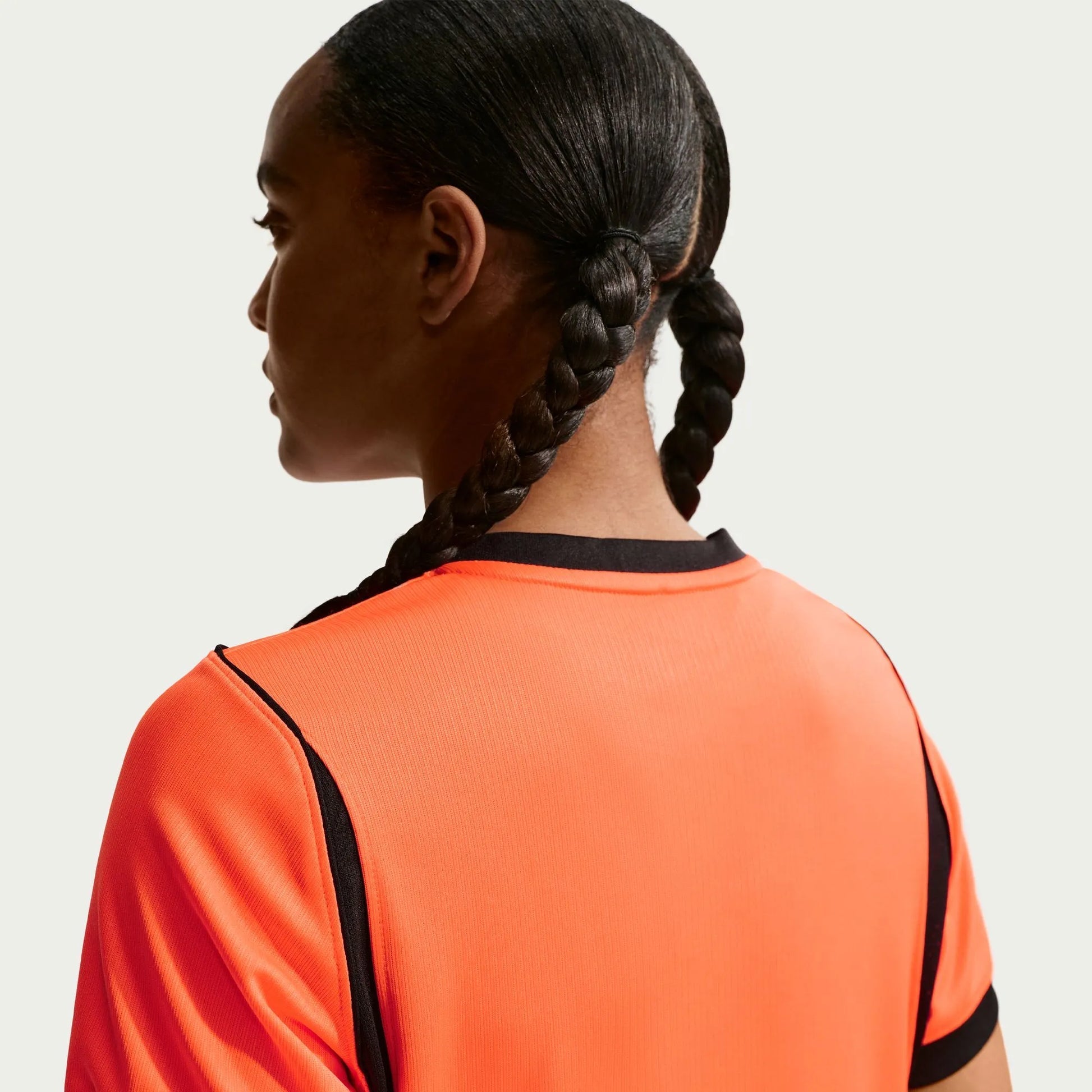 2026-27 Netherlands Women's Stadium Home Soccer Jersey Hyper Crimson/Black