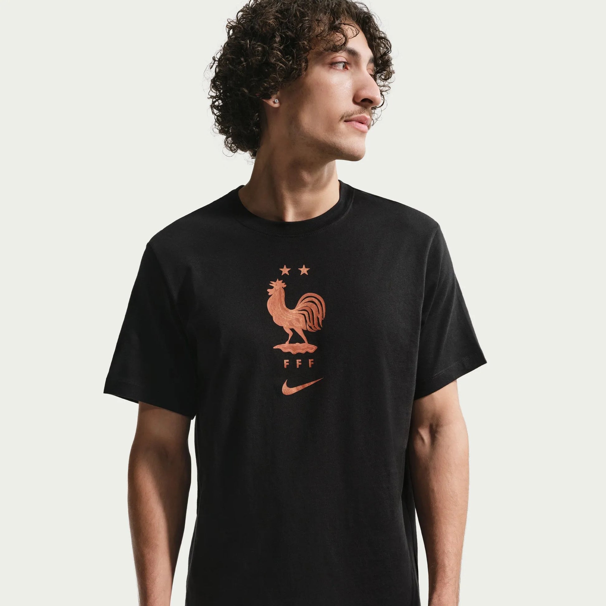 2026-27 France Men's Crest Tee Black