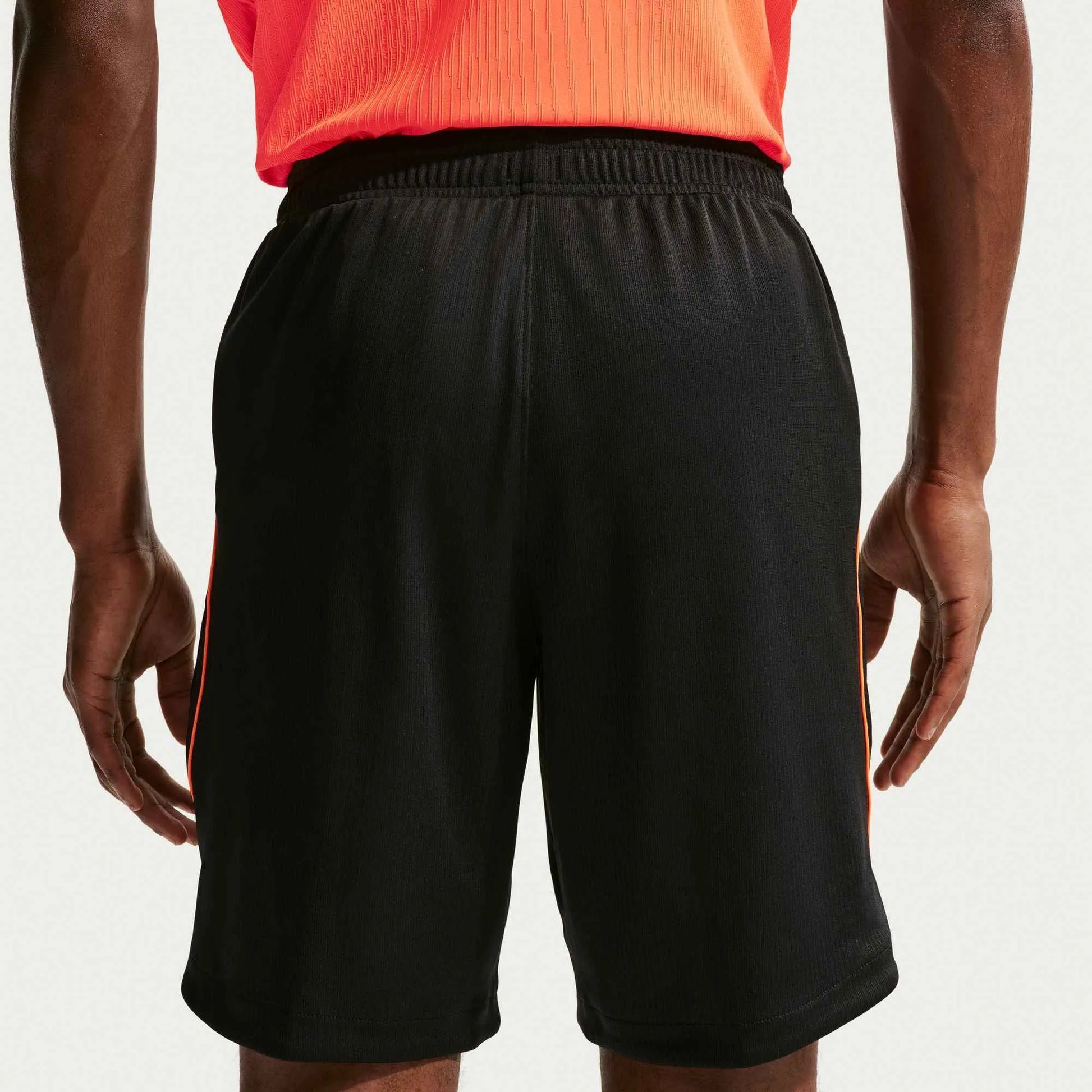 2026-27 Netherlands Men's Stadium Home Shorts Black/Hyper Crimson