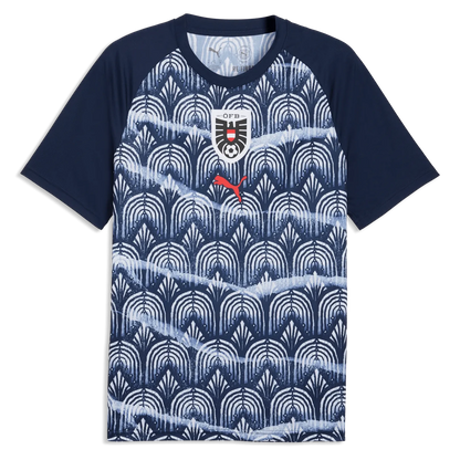 2026-27 Austria Men's Pre-Match Soccer Jersey Puma Navy-Puma Red