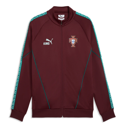 2026-27 Portugal Men's KING Anthem Jacket Ruby Shimmer-Sea Glass