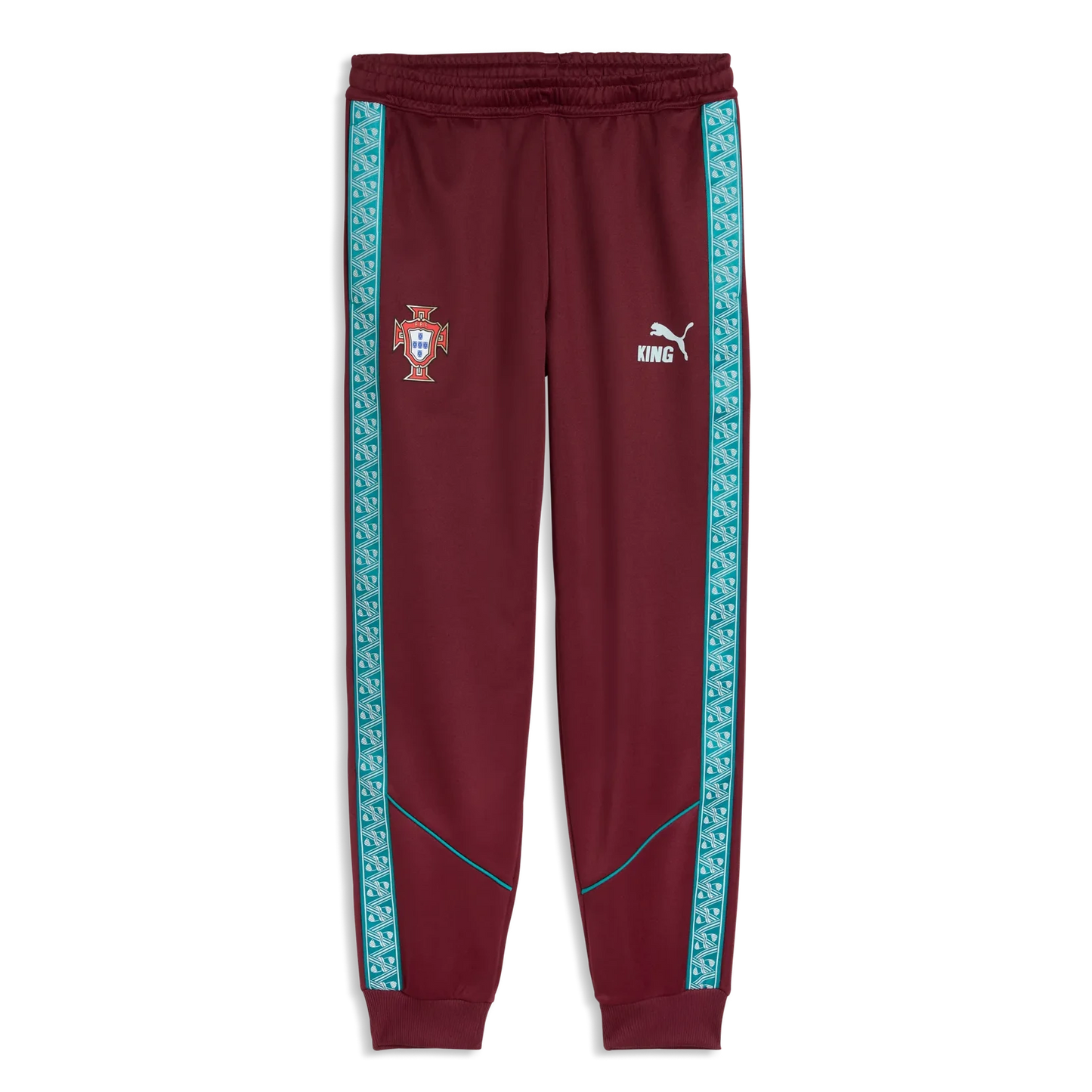 2026-27 Portugal Men's KING Anthem Pants Ruby Shimmer-Sea Glass